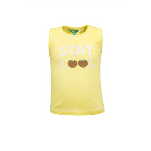 T-shirt chłopięcy bez rękawów - żółty - Stay Cool - Lief ze sklepu 5.10.15 w kategorii T-shirty chłopięce - zdjęcie 170247856