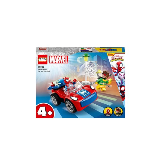 Klocki LEGO Super Heroes 10789 Samochód Spider-Mana i Doc Ock - 48 elementy, wiek 4 + ze sklepu 5.10.15 w kategorii Zabawki - zdjęcie 170247888
