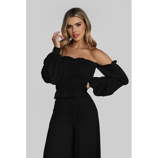 Bluzka Lina - czarna ze sklepu Madnezz House w kategorii Bluzki damskie - zdjęcie 170248009