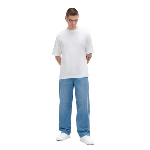 Cropp - Niebieskie jeansy skater - niebieski ze sklepu Cropp w kategorii Jeansy męskie - zdjęcie 170252599