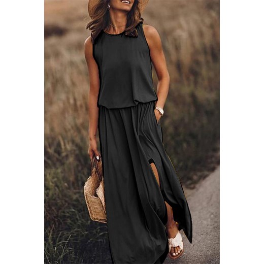 Sukienka BERVOLA BLACK ze sklepu Ivet Shop w kategorii Sukienki - zdjęcie 170253585