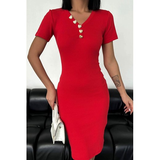 Sukienka REDESONA ze sklepu Ivet Shop w kategorii Sukienki - zdjęcie 170253598
