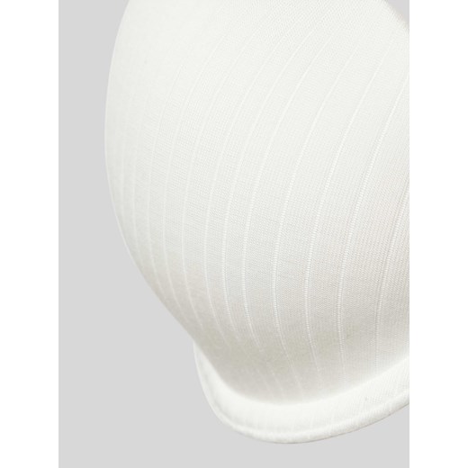 Biustonosz Esprit casual biały koronkowy 