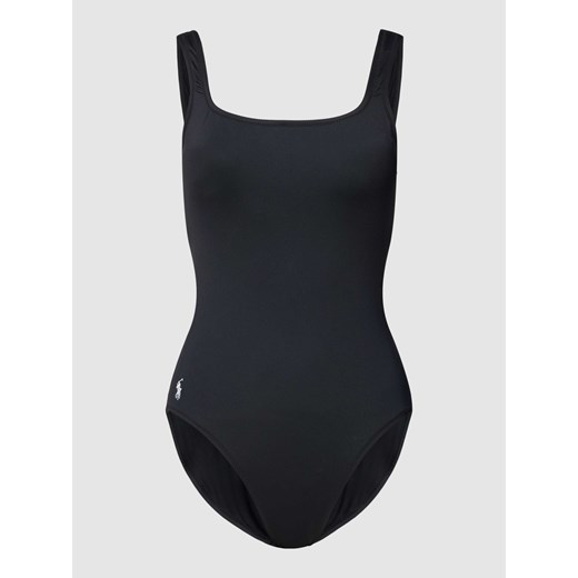 Kostium kąpielowy z wyhaftowanym logo model ‘SIGNATURE SOLIDS’ Polo Ralph Lauren XL Peek&Cloppenburg 