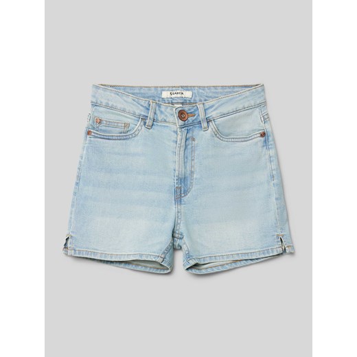 Szorty jeansowe z detalami z logo ze sklepu Peek&Cloppenburg  w kategorii Spodenki dziewczęce - zdjęcie 170254407