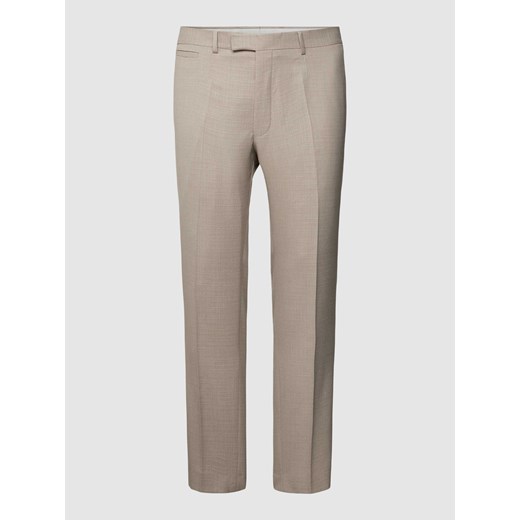 Spodnie do garnituru o kroju slim fit w kant ze sklepu Peek&Cloppenburg  w kategorii Spodnie męskie - zdjęcie 170254668