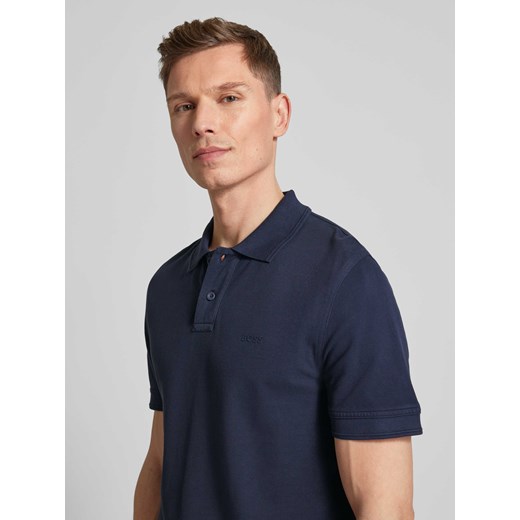 Koszulka polo o kroju slim fit z krótką listwą guzikową model ‘Prime’ S Peek&Cloppenburg 