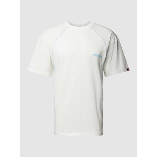 T-shirt z wypustkami w kontrastowym kolorze ze sklepu Peek&Cloppenburg  w kategorii T-shirty męskie - zdjęcie 170255339