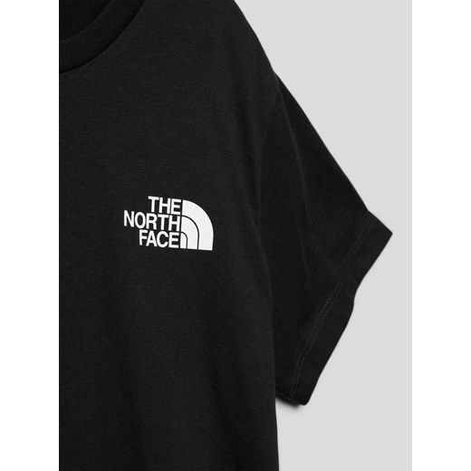T-shirt chłopięce The North Face z bawełny 