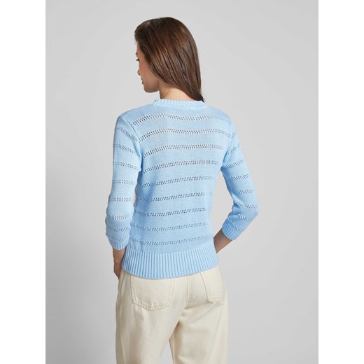Sweter z dzianiny z ażurowym wzorem More & More 34 Peek&Cloppenburg 