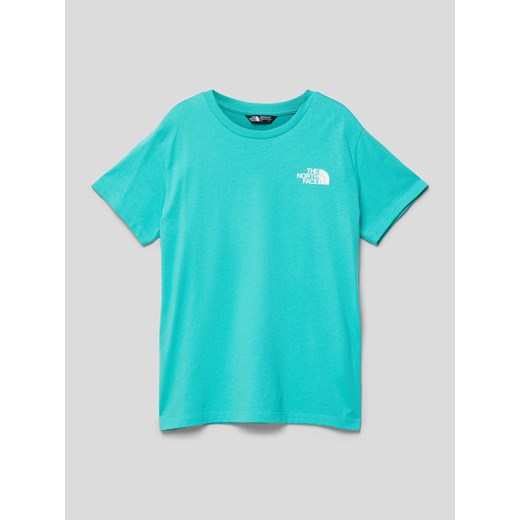 T-shirt chłopięce The North Face z krótkimi rękawami w nadruki 