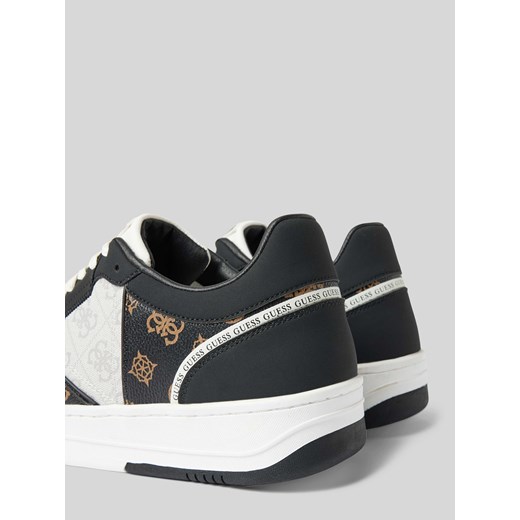Sneakersy z nadrukiem z logo model ‘ANCONA’ Guess 45 Peek&Cloppenburg 