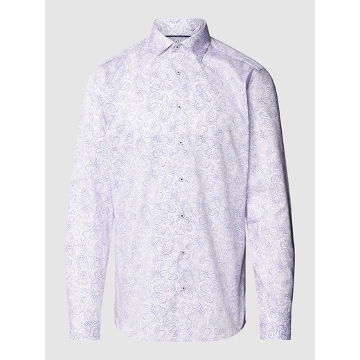 Koszula biznesowa o kroju slim fit ze wzorem paisley Eterna 42 Peek&Cloppenburg 