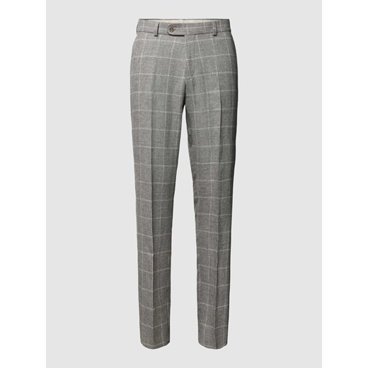 Spodnie do garnituru o kroju slim fit z wzorem w kratę model ‘Shiver-G’ Carl Gross 56 Peek&Cloppenburg 