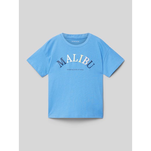 T-shirt z nadrukowanym motywem ze sklepu Peek&Cloppenburg  w kategorii Bluzki dziewczęce - zdjęcie 170259846
