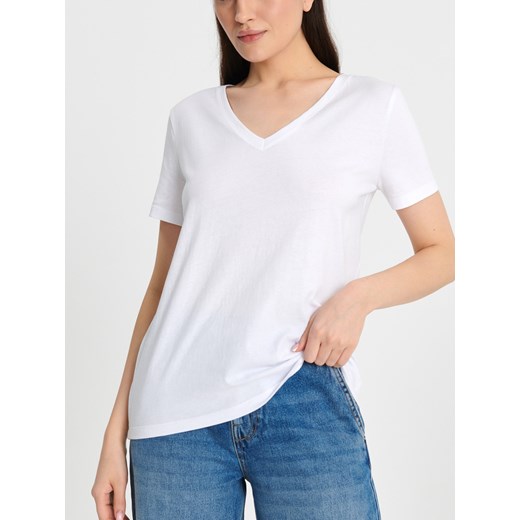 Sinsay bluzka damska w serek 