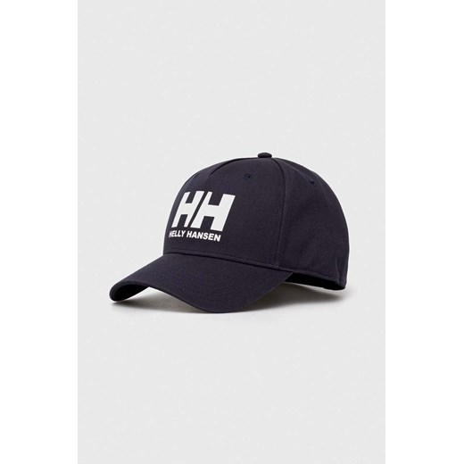 Helly Hansen czapka z daszkiem kolor granatowy z nadrukiem 67434 ze sklepu PRM w kategorii Czapki z daszkiem damskie - zdjęcie 170263675
