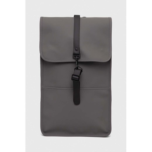 Rains plecak 13000 Backpacks kolor szary duży gładki ze sklepu PRM w kategorii Plecaki - zdjęcie 170263757