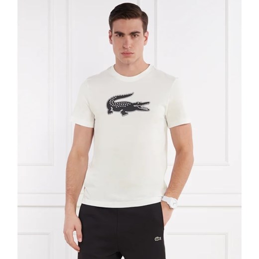 T-shirt męski Lacoste bawełniany z krótkim rękawem