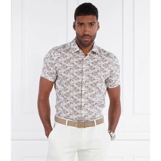 Joop! Lniana koszula Pit | Slim Fit ze sklepu Gomez Fashion Store w kategorii Koszule męskie - zdjęcie 170264497