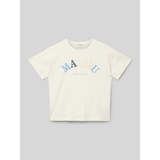 T-shirt z nadrukowanym motywem ze sklepu Peek&Cloppenburg  w kategorii Bluzki dziewczęce - zdjęcie 170265337