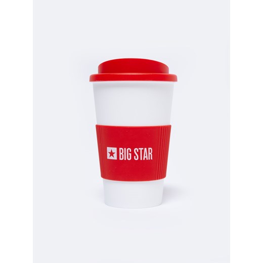 Kubek z silikonową pokrywą z logo BIG STAR 350ml ONE SIZE Big Star