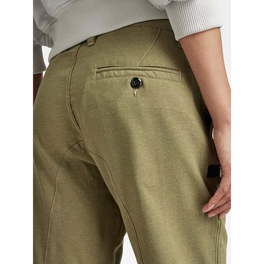 Spodnie damskie G-Star z bawełny casualowe 