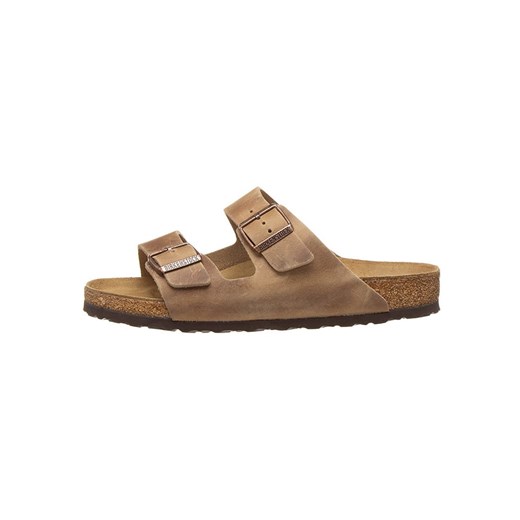 Birkenstock Skórzane klapki &quot;Arizona&quot; w kolorze jasnobrązowym ze sklepu Limango Polska w kategorii Klapki męskie - zdjęcie 170268267