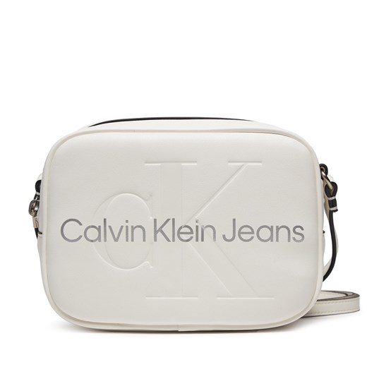Torebka Calvin Klein Jeans Sculpted Camera Bag18 Mono K60K610275 White/Silver one size eobuwie.pl