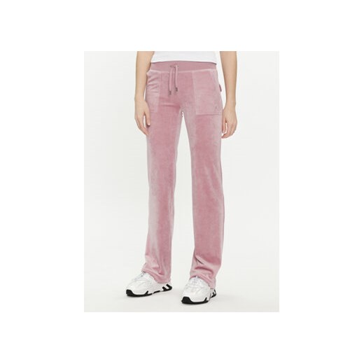 Juicy Couture Spodnie dresowe Del Ray JCAP180 Różowy Regular Fit ze sklepu MODIVO w kategorii Spodnie damskie - zdjęcie 170269925