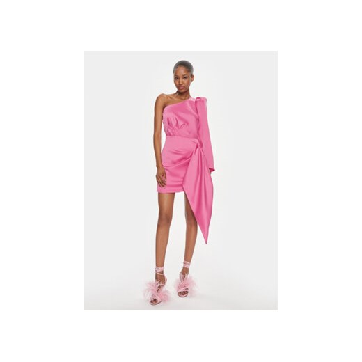 Rinascimento Sukienka koktajlowa CFC0117640003 Różowy Regular Fit ze sklepu MODIVO w kategorii Sukienki - zdjęcie 170269948