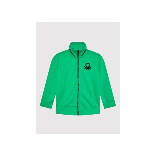 United Colors Of Benetton Bluza 3J68C501B Zielony Regular Fit United Colors Of Benetton 140 MODIVO
