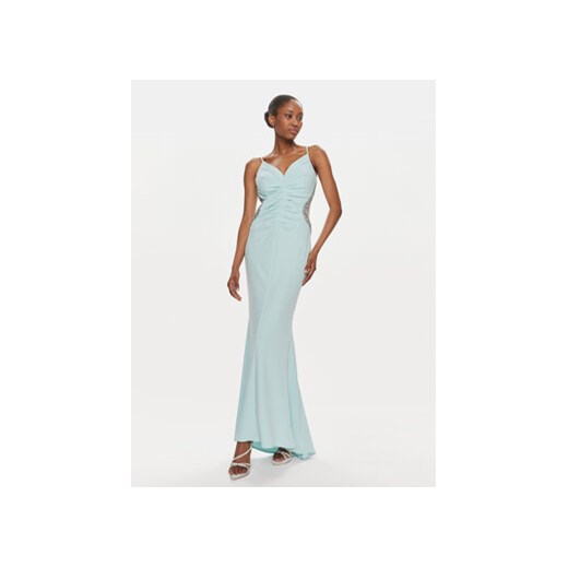 Rinascimento Sukienka wieczorowa CFC0117706003 Zielony Slim Fit ze sklepu MODIVO w kategorii Sukienki - zdjęcie 170270317