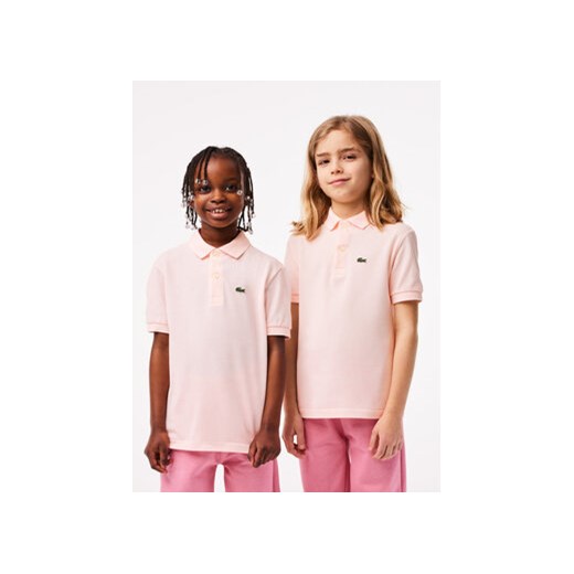 Lacoste Polo PJ2909 Różowy Regular Fit ze sklepu MODIVO w kategorii Bluzki dziewczęce - zdjęcie 170270418