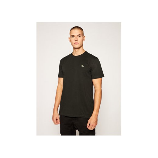 Lacoste T-Shirt TH2038 Czarny Regular Fit ze sklepu MODIVO w kategorii T-shirty męskie - zdjęcie 170270527