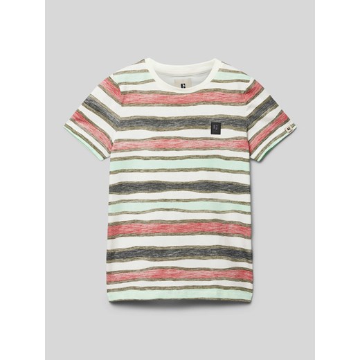 T-shirt z naszywką z logo ze sklepu Peek&Cloppenburg  w kategorii T-shirty chłopięce - zdjęcie 170273839