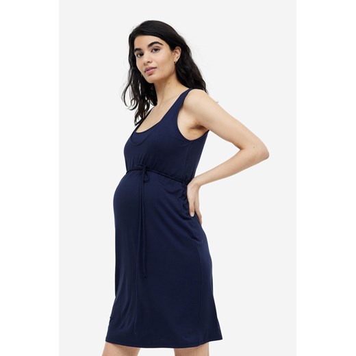 H & M - MAMA Sukienka Before & After - Niebieski ze sklepu H&M w kategorii Sukienki ciążowe - zdjęcie 170274359