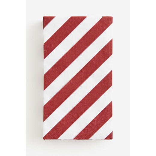 H & M - Serwetki papierowe 15-pak - Czerwony ze sklepu H&M w kategorii Tekstylia kuchenne - zdjęcie 170274366