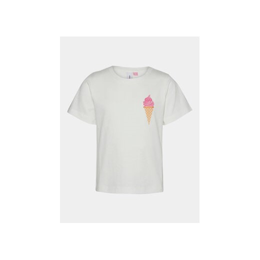 Vero Moda Girl T-Shirt 10292896 Biały Regular Fit ze sklepu MODIVO w kategorii Bluzki dziewczęce - zdjęcie 170274566