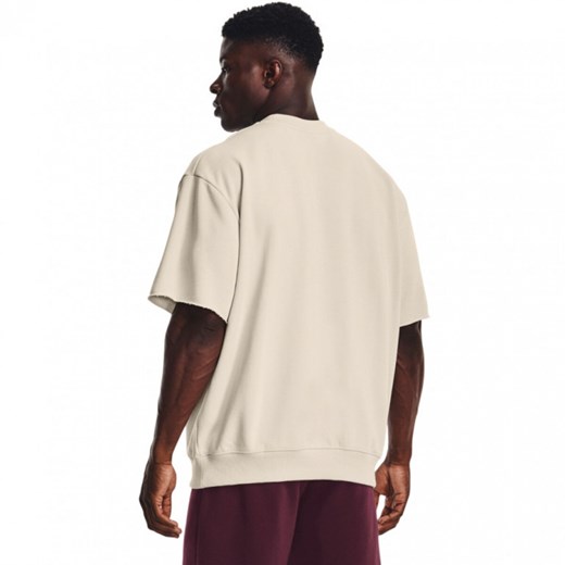 Męska bluza treningowa z krótkim rękawem UNDER ARMOUR UA Project Rock Hm Gym Hwt Crew ze sklepu Sportstylestory.com w kategorii T-shirty męskie - zdjęcie 170276626