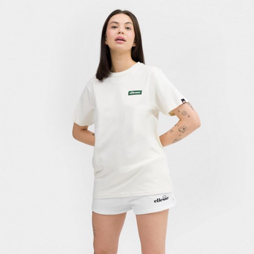 Damski t-shirt z nadrukiem Ellesse Tolin - biały Ellesse XXS okazja Sportstylestory.com