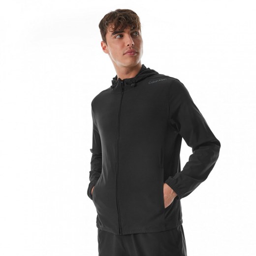 Męska kurtka przejściowa Calvin Klein Wind Jacket 00GMS3O502 - czarna Calvin Klein XL okazja Sportstylestory.com