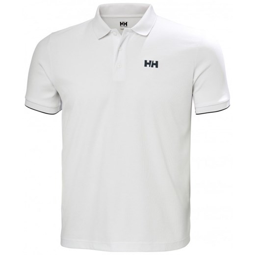 Męska koszulka polo Helly Hansen Ocean - biała ze sklepu Sportstylestory.com w kategorii T-shirty męskie - zdjęcie 170279096