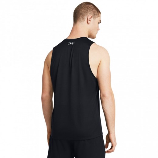 T-shirt męski czarny Under Armour z krótkim rękawem