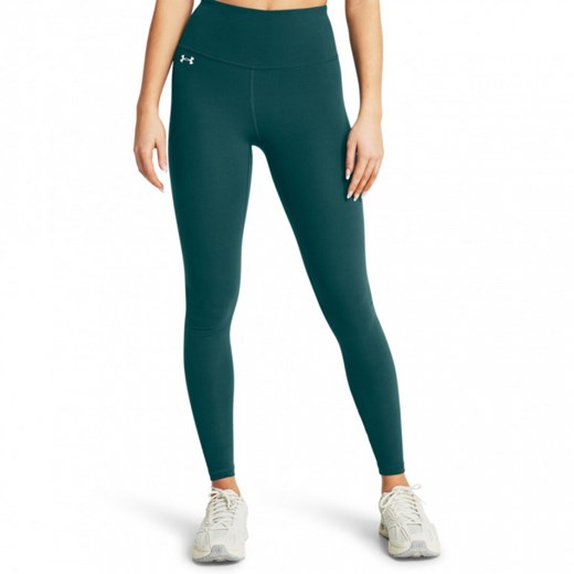 Damskie legginsy treningowe Under Armour Motion Legging - zielone ze sklepu Sportstylestory.com w kategorii Spodnie damskie - zdjęcie 170280265