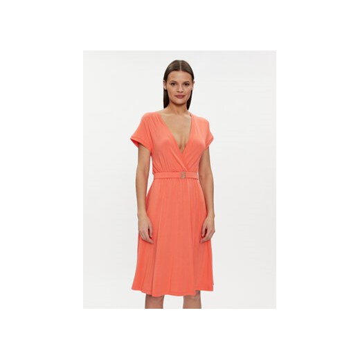 Liu Jo Sukienka codzienna VA4112 JS360 Pomarańczowy Regular Fit ze sklepu MODIVO w kategorii Sukienki - zdjęcie 170282957