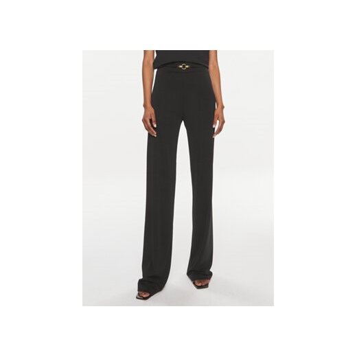 Just Cavalli Spodnie materiałowe 76PAA1A8 Czarny Regular Fit ze sklepu MODIVO w kategorii Spodnie damskie - zdjęcie 170283257