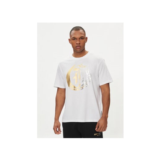 Just Cavalli T-Shirt 76OAHG05 Biały Regular Fit ze sklepu MODIVO w kategorii T-shirty męskie - zdjęcie 170283376