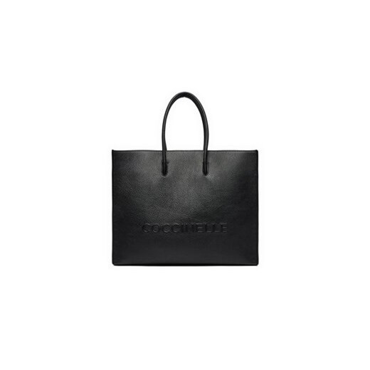 Coccinelle Torebka QBB Coccinllemyrtha Maxi Log E1 QBB 18 01 01 Czarny ze sklepu MODIVO w kategorii Torby Shopper bag - zdjęcie 170283587