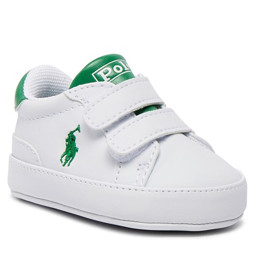 Białe buty sportowe dziecięce Polo Ralph Lauren 